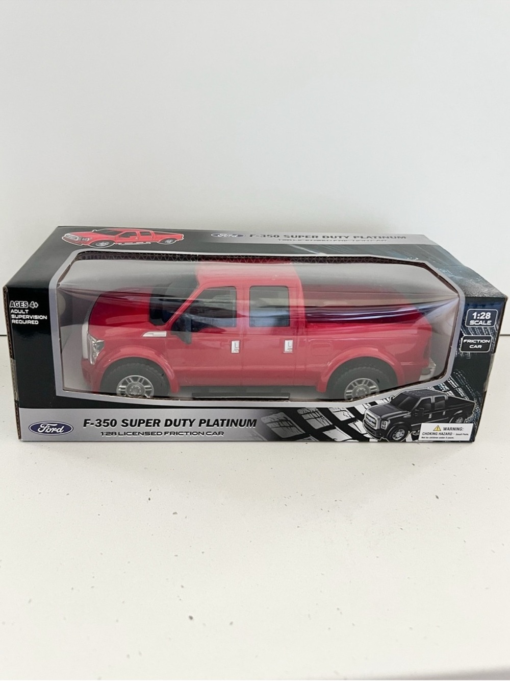 Ford F-350 Super Duty Platinum 1:28 Red Pickup Truck NIB Toy
